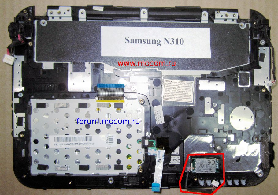  Samsung N310 NP-N310-WAS3RU: Bluetooth Broadcom BCM92046