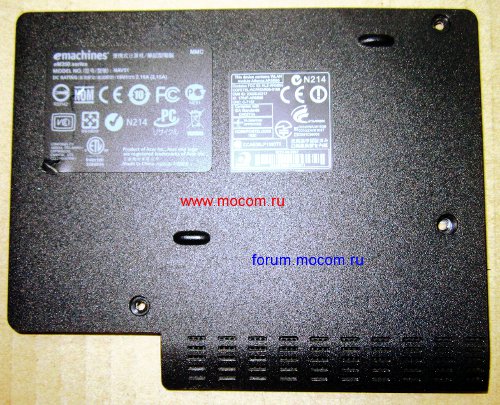  Acer eMachines eM350-21G16l:  HDD / HDD Cover; AP0AE000500