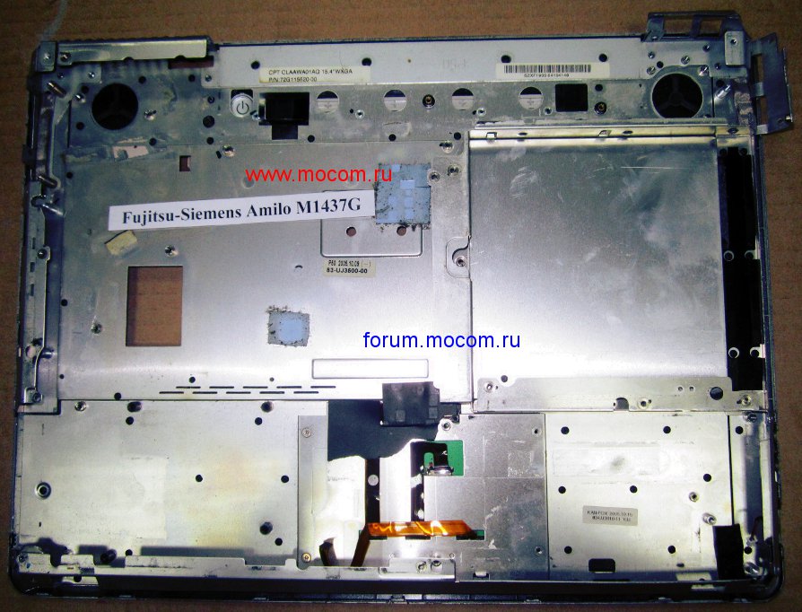  FS Amilo M1437G:   / Top Case / Palmrest with touchpad; 83-UJ3500-00 83-UJ3010-11