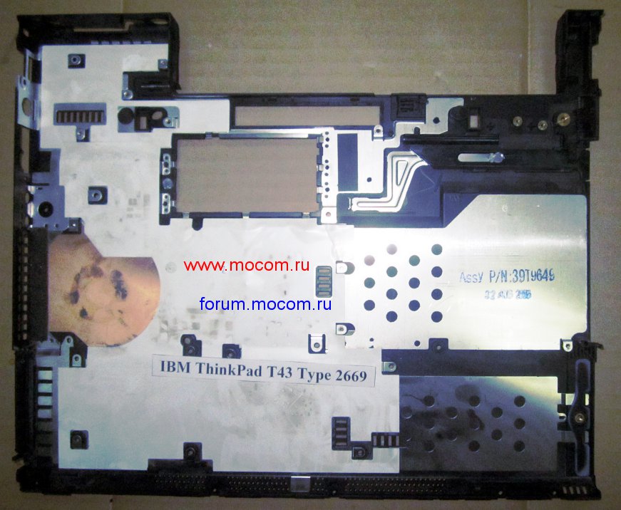  IBM ThinkPad T43:   / Bottom Case, 62P4236