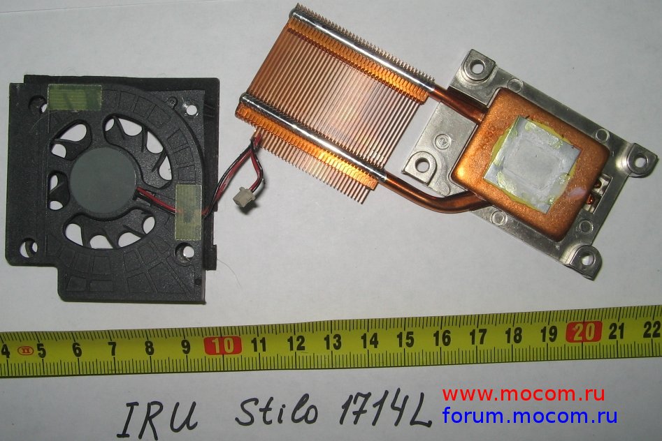  iRU Stilo 1714L: , , cooler Sunon GB0555AGV1-8A, DC5V-1.3W