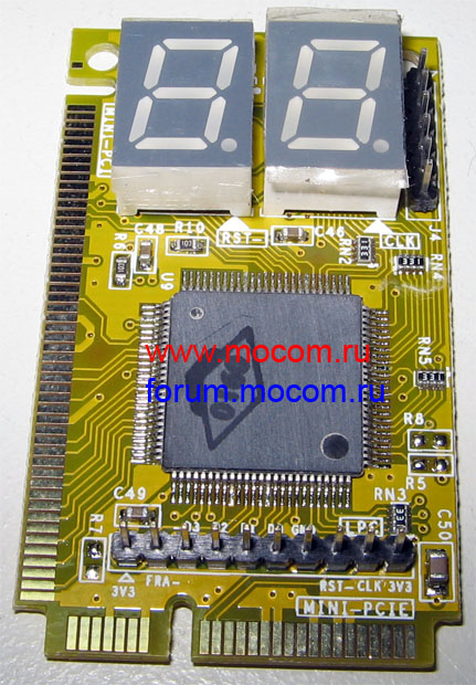 Notebook Combo Debug Card MINI-PCI RST-CLK 3V3 / POST-