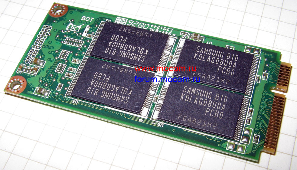 SSD : SSD Asus 08G2010AG20F 16Gb