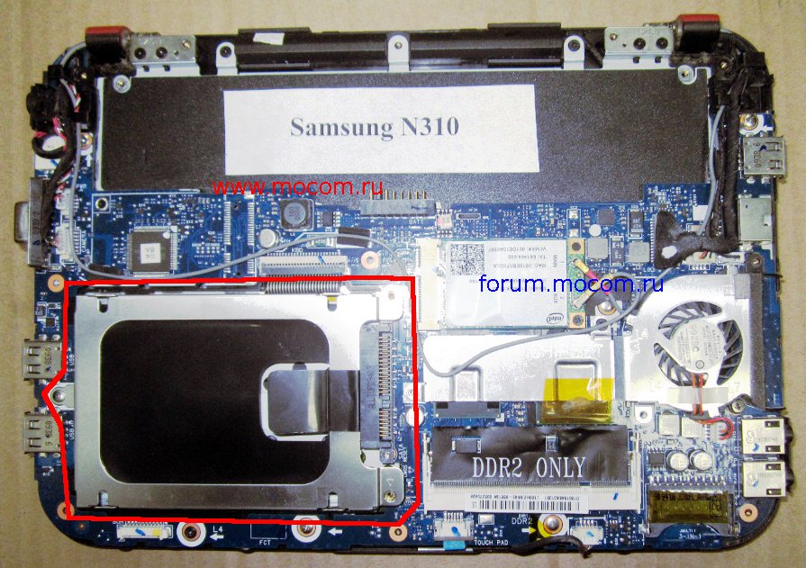  Samsung N310 NP-N310-WAS3RU:  HDD