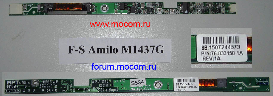  76-033150-1A   Fujitsu-Siemens Amilo M1437G