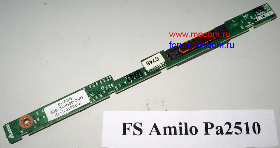 Fujitsu-Siemens AMILO Pa 2510 / 1510:  ,   76G031012-1B, DAC-08N012 B0F