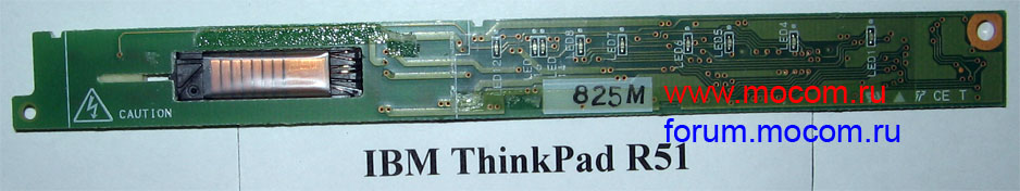 IBM ThinkPad R51:  HITACHI INVC688, 39T0020, J76566C