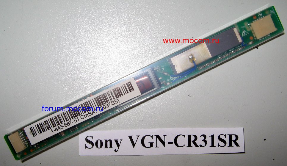  Sony VAIO VGN-CR31SR / PCG-5K4P, VGN-FZ31ER, VGN-FZ21MR / PCG-395P:  NEC/TOKIN D2037-B001-S3-0, 1-443-887-51