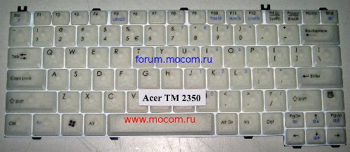  Acer TravelMate 2350 White-Keyboard:  K021102P1 UI, PK13ZL90100, 