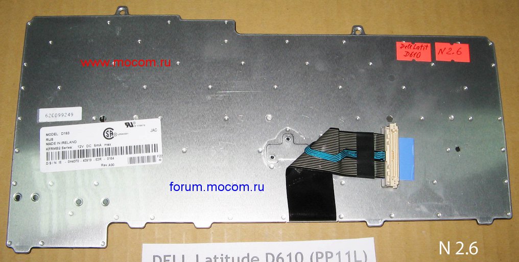  Dell Latitude D610:  D183 KFRMB2