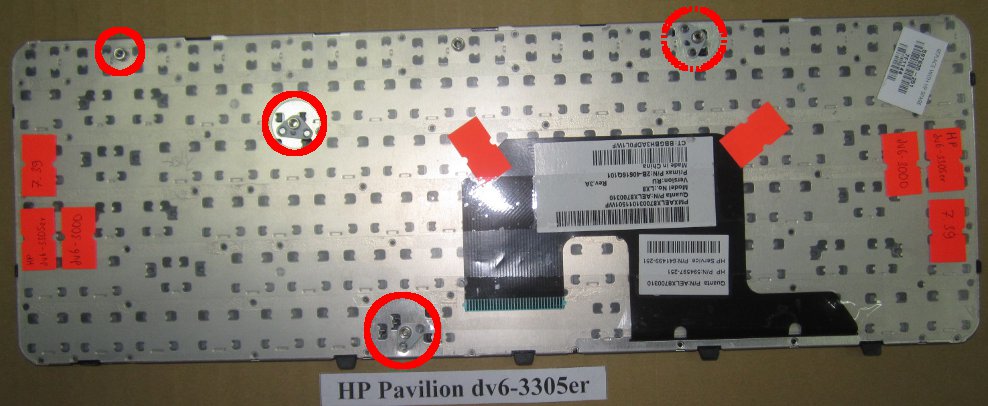  HP Pavilion dv6-3305er:  AELX8700310 594597-251 641499-251; ;   HP Pavilion dv6-3000