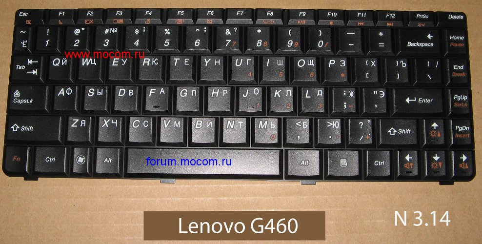  Lenovo IdeaPad G460:  3.14; 25-011427 N2L-US 9Z.N5JSN.001 NSK-B30SN 01