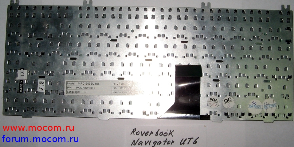  PK13N30N30R MP-01303SU-698-1   RoverBook Navigator UT6