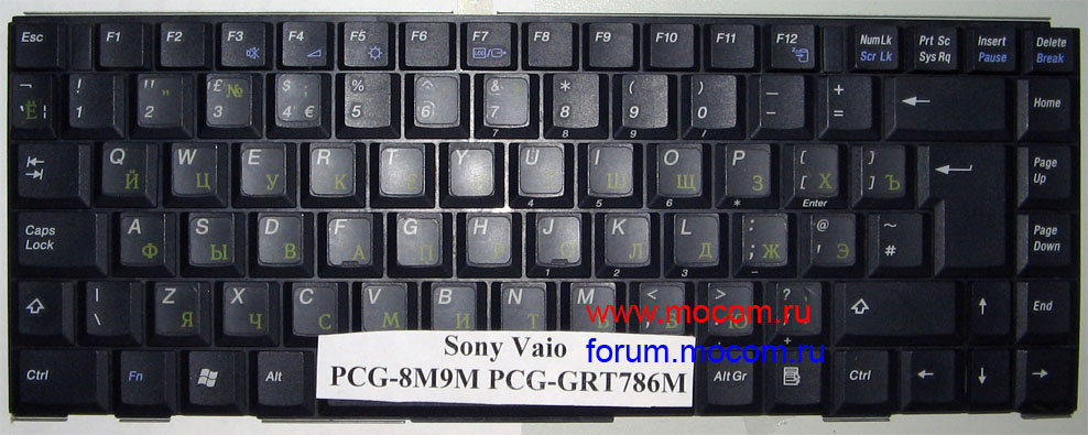  Sony VAIO PCG-GRT786M / PCG-8M9M:  N860-7631-T002, 147802311 8013145