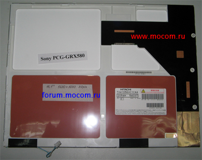 16.1" (1600x1200), 30pin, HITACHI TX41D56VC1CAA   Sony VAIO PCG-GRX580 / Roverbook Explorer D685 W