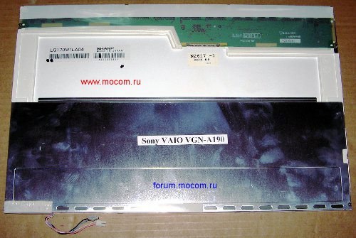  Sony VAIO VGN-A190:  SHARP LQ170M1LA04; 17" 1920x1200, 