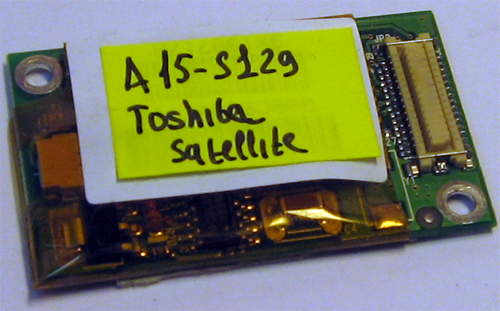  Toshiba Satellite A15-S129: mini PCI  ANATEL 0644-02-1110
