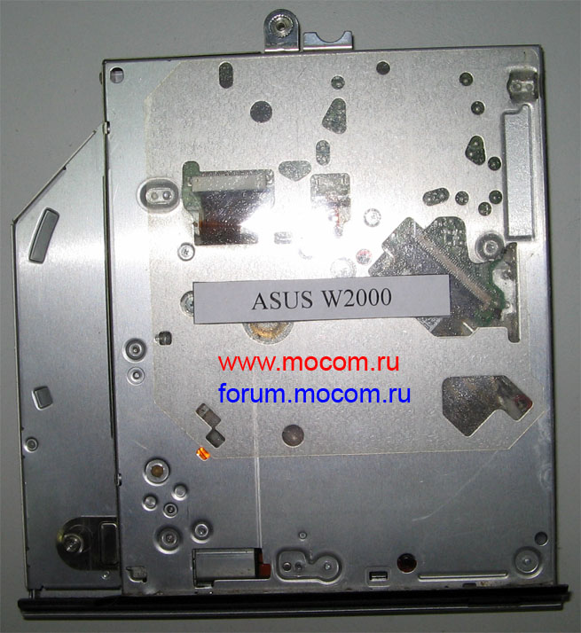  Asus W2000 / W2V: DVD-RW Panasonic UJ-845-C, 
