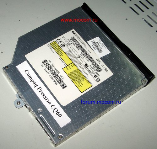  Compaq Presario CQ60: DVD-RW TS-L633, SATA