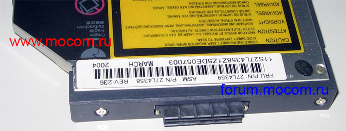 HP OmniBook 6100:   DVD/CD-RW,  IBM 27L4359 / 27L4358
