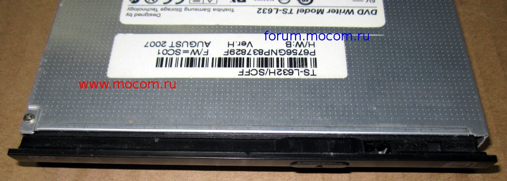  Samsung R70 NP-R70A003: DVD-RW TS-L632 IDE