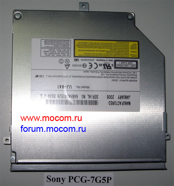  Sony VAIO VGN-FS415MR, VGN-FS315MR / PCG-7D9P: DVD-RW UJ-841