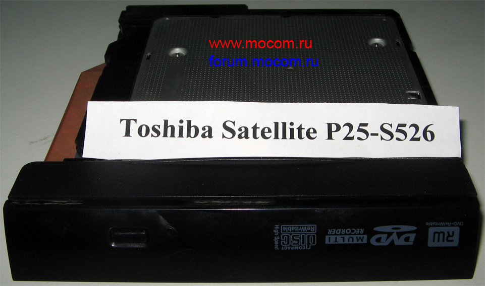 DVD-RW UJ-820B  Toshiba Satellite P25-S526