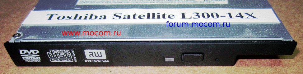  Toshiba Satellite L300-14X: DVD-RW GSA-T40N