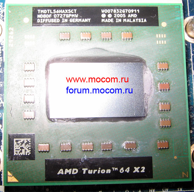  Acer Aspire 5520 / Asus F3T:  AMD Turion 64 X2 Mobile TL-56, 1.8GHz, 512KB L2 x2 1600MHz, TMDTL56HAX5CT