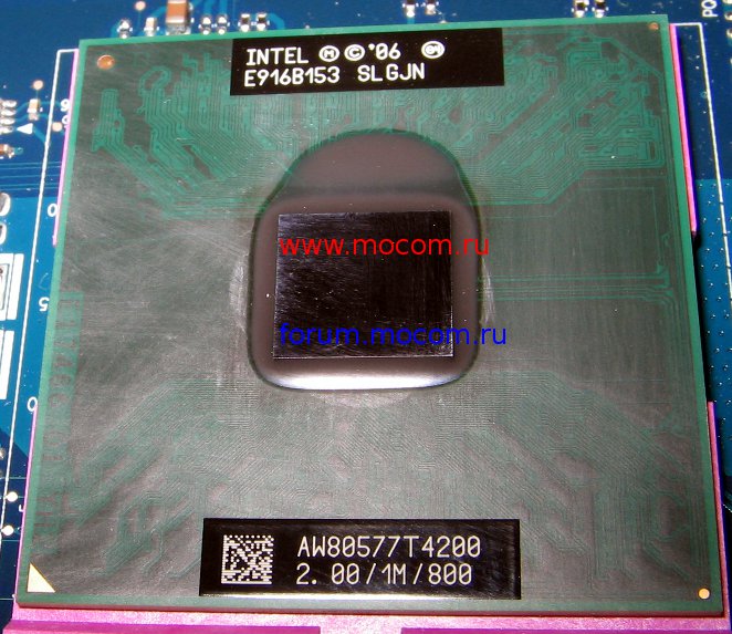  Acer Aspire 5737z / Samsung R519 / Toshiba Satellite A300-22X:  Intel Core2 Duo Processor; SLGJN AW80577T 4200; 2.10GHz / 2M / 800