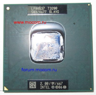  Acer emachines E720:  Intel Pentium Dual-Core Mobile T3200 SLAVG; 2GHz 1M 667Mhz