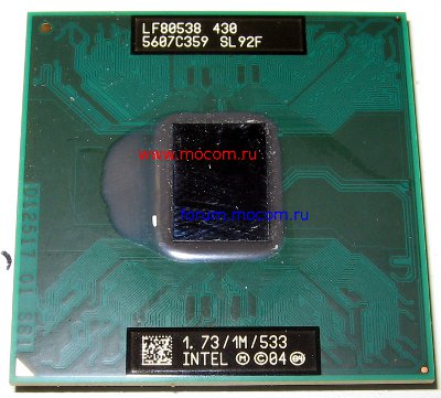  Acer TravelMate 2482WXMi / Fujitsu-Siemens Amilo PRO V3515:  Intel Celeron M 1.73GHz / 1M / 533MHz, SL92F