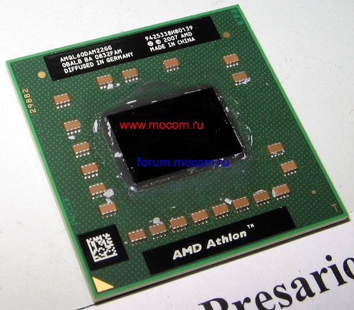  Compaq Presario CQ60 / HP Pavilion dv6-1299er:  AMD Athlon 64 X2 1900MHz, AMQL60DAM22GG