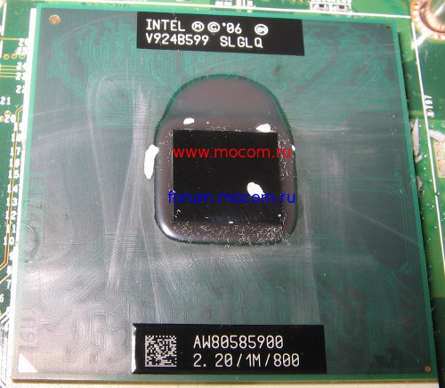  Dell Vostro 1015:  Intel Celeron 900 SLGLQ; 1M Cache, 2.20 GHz, 800 MHz FSB