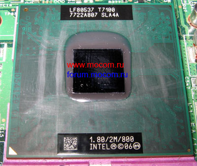  Dell XPS M1330 PP25L:  Intel Core2 Duo Mobile T7100 SLA4A, 1.80GHz / 2MB / 800MHz