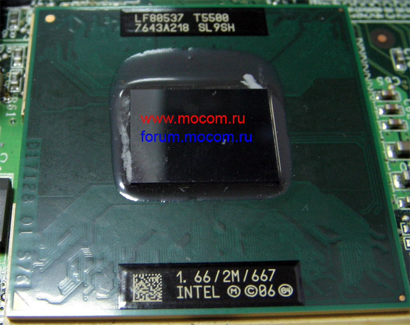  Fujitsu-Siemens Amilo Xi 1546 / Acer Aspire 5633:  Intel Core 2 Duo Mobile Processor T5500 SL9SH 1.66GHz / 2MB / 667MHz