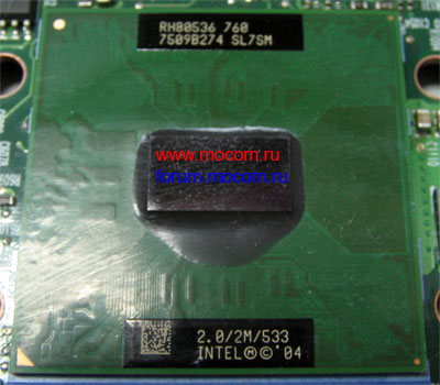  HP Compaq nx8220:  Intel Pentium M 2GHz/2M/533, RH80536 760, 7509B274, SL7SM