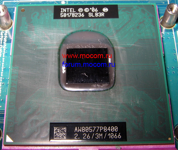  Sony VAIO PCG-3B4P / Samsung R560:  Intel Core2 Duo Mobile Processor P8400, SLB3R, 2.26GHz / 3MB / 1066 MHz