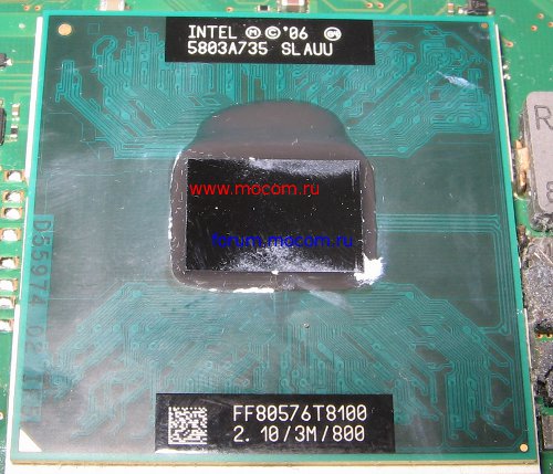  Sony VAIO VGN-SZ7RMN/B / PCG-6W6P:  Intel Core2 Duo T8100; 3M Cache, 2.10 GHz, 800 MHz FSB, SLAUU
