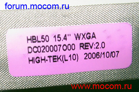  Acer Aspire 5102 / 9120:  ,   HBL50 15.4" WXGA DC020007O00