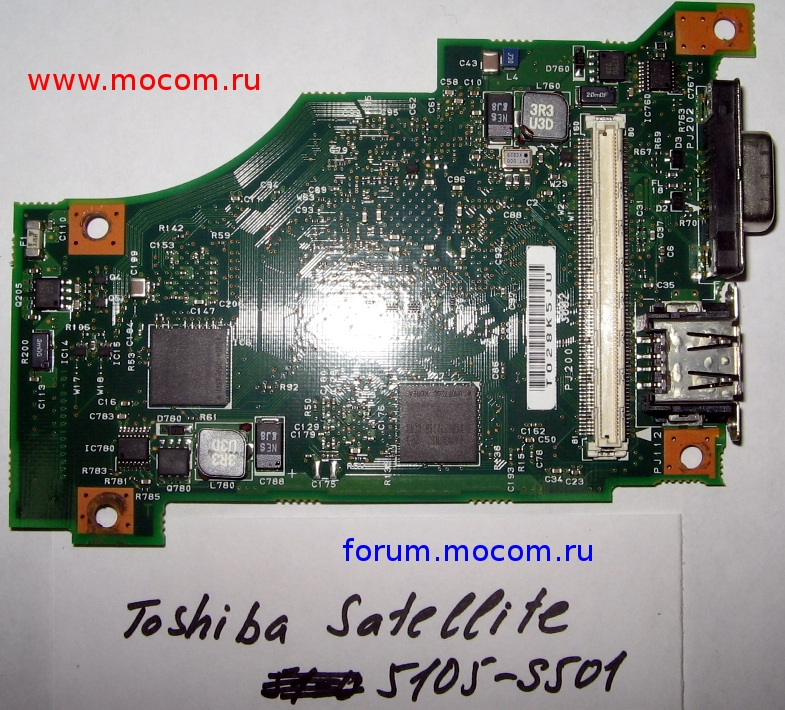  Toshiba Satellite 5105-S501:  nVIDIA GeFORCE4 440 Go, datecode: 0225A4