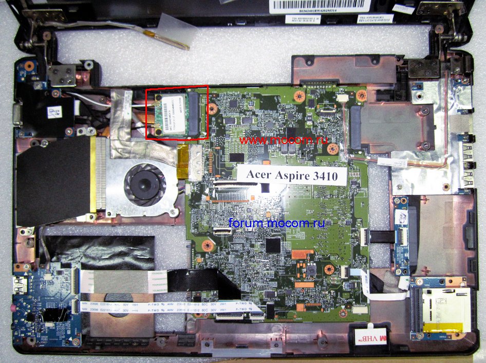  Acer Aspire 3410: mini PCI Wi-Fi AR5B95 T77H121.01 LF