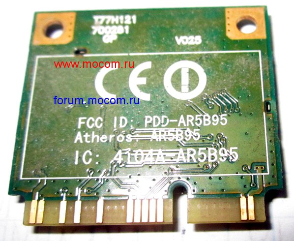  Acer Aspire 5745G: mini PCI Wi-Fi Atheros AR5B95, T77H121.01 HF