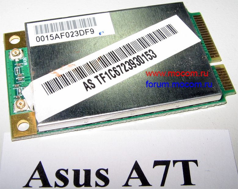 mini PCI Wi-Fi 802.11 b/g AzureWave, AR5BXB61   Asus A7T