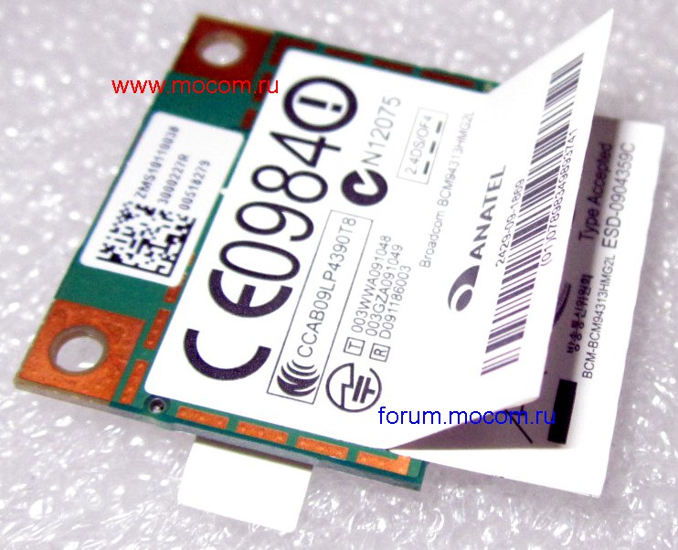  Lenovo IdeaPad Z560: mini PCI Wi-Fi BCM94313HMG2L