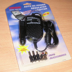 Упаковка Auto PC Power Regulator Adaptor (блок питания от прикуривателя авто)