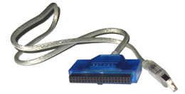 Переходник USB-IDE для подключения на USB-порт ноутбука таких устройств как HDD 3.5", CD - DVD приводов